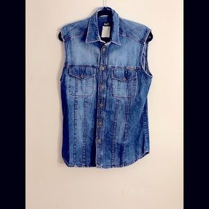 Dolce & Gabbana Men denim vest size L